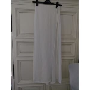 Zara white womens wrap palazzo pants size small